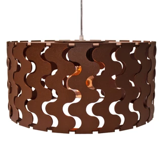 luminária Pendente Lustre Copacabana em Madeira MDF Decoração Casa Cozinha Sala Dica de Presente