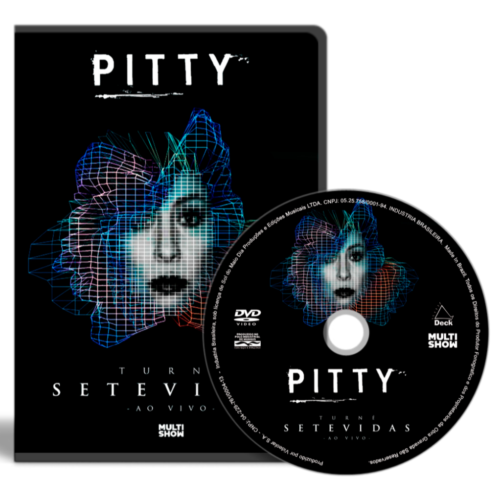 DVD - Pitty - Turnê Setevidas ao Vivo | Shopee Brasil