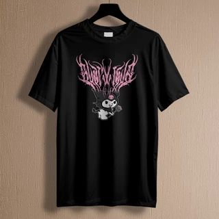 Camisa Camiseta Kuromi Hello Kitty Estampa Gótica Dark REF 2141 Home Custom