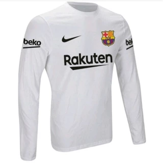 Camiseta de futebol time manga longa estampada
