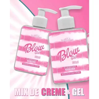 Gel Aromatizante Beijável Para Virilha Blow Girl 320ml Hot Flowers