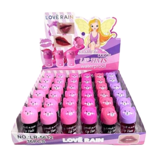 Kit Lip Tint Love Rain C/6 Unidades - LR5612 em Oferta na Shopee