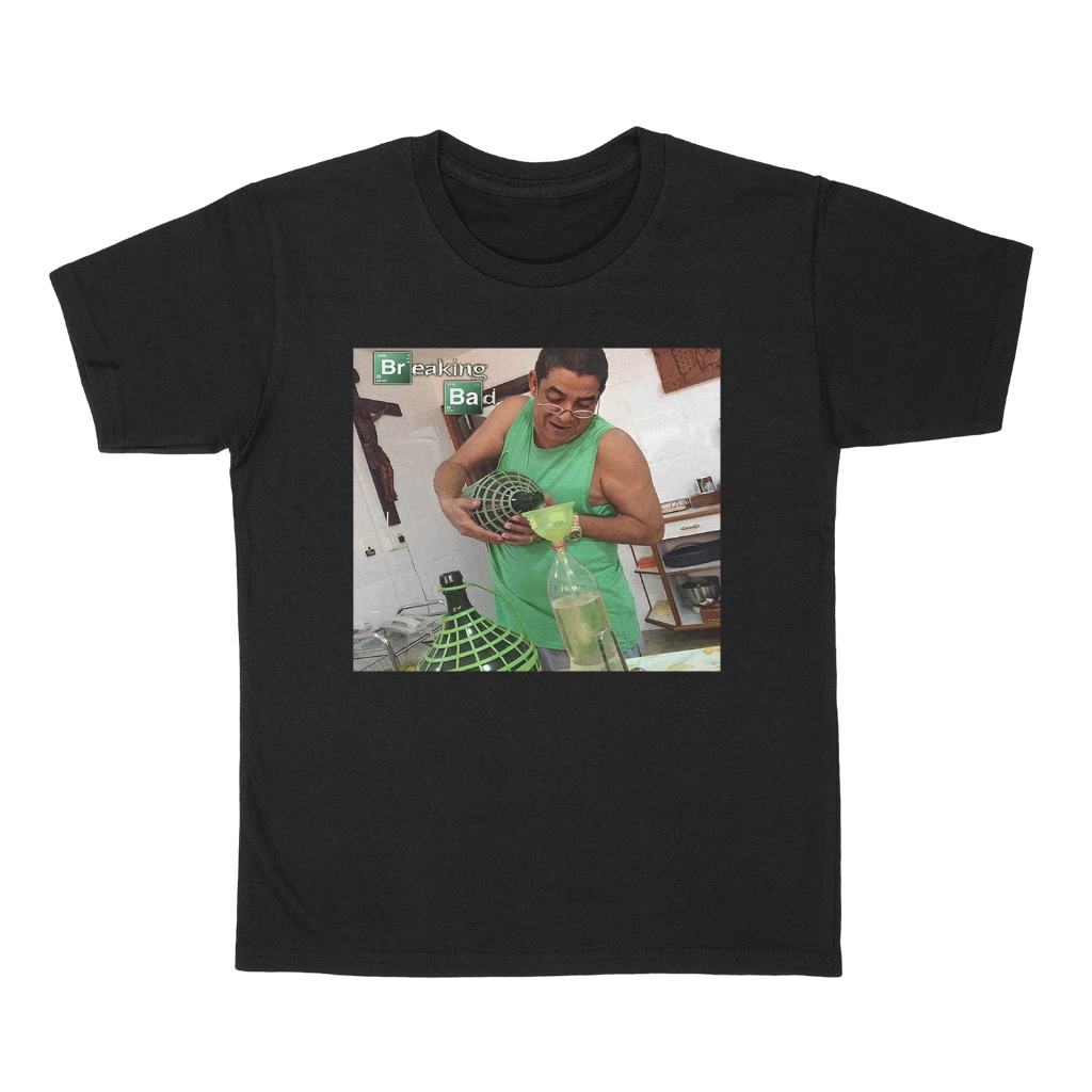 Camiseta Meme Zeca Pagodinho Breaking Bad 100% Algodão Unissex