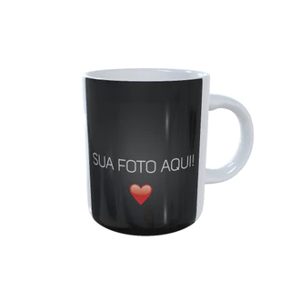 Caneca de Porcelana Com Sua imagem ou foto Personalizada 325ML Xicara Caneca