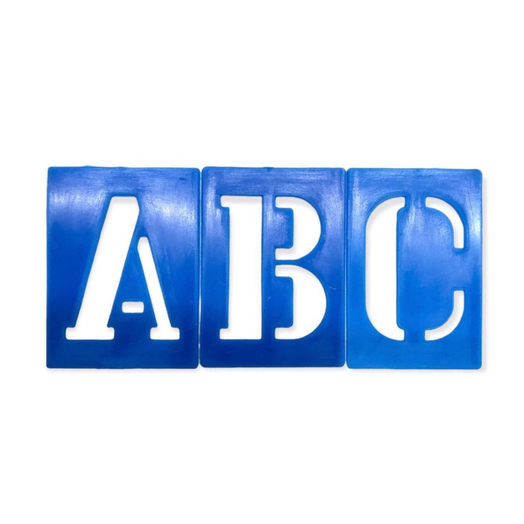 Letras e Números Vazados Normógrafo Estêncil Régua Molde