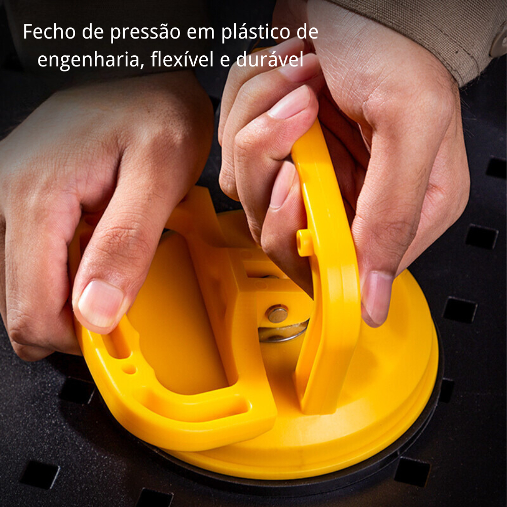 Ventosa Simples Alta Sucção 45KG 12CM Para Manuseio Piso Porcelanato Vidro