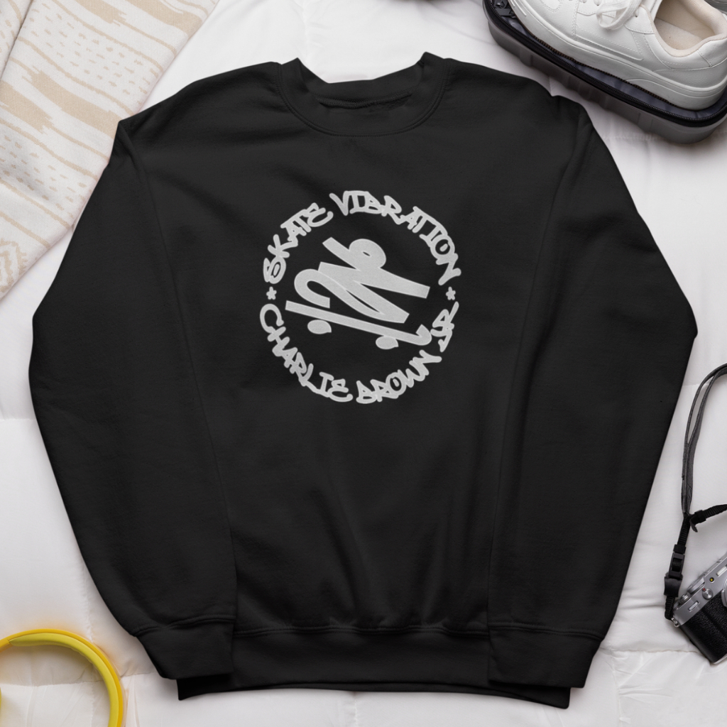 Moletom Charlie Brown Jr. Skate Vibration Unissex Blusa de Frio Manga Longa Gola Careca