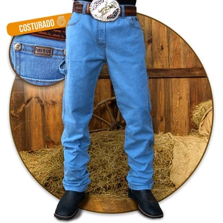 Calca Country Jeans Masculina Peão Rodeio Agro Pura Raça