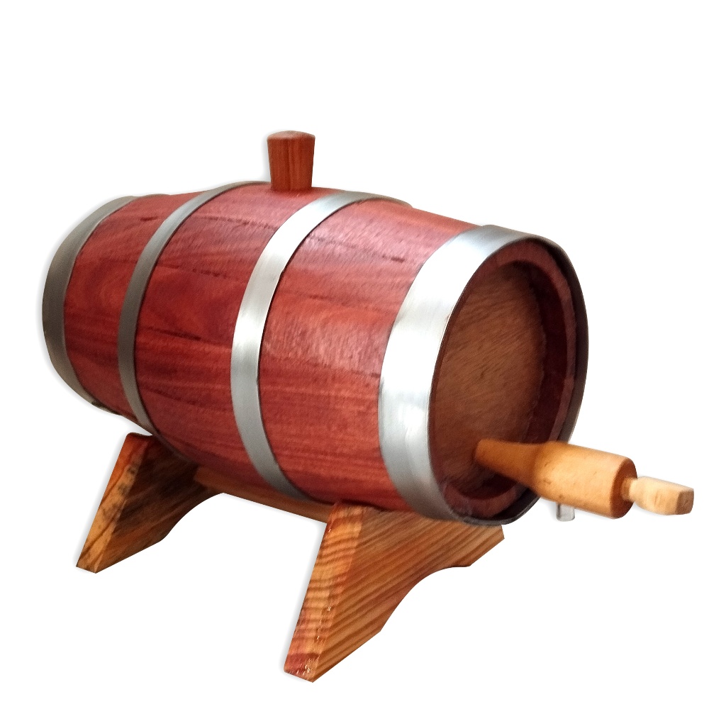 Barril Corote Tonel de Madeira Bálsamo 1 litro para armazenar Cachaça ...