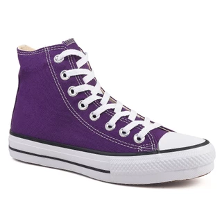 Tênis Cano Alto Médio Old Star Unissex All Promoção Roxo Violeta