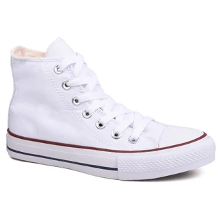 Tênis Cano Alto Médio Old Star Unissex All Promoção Branco Off White