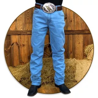 Calca Country Jeans Masculina Peão Rodeio Agro Pura Raça Tradicional