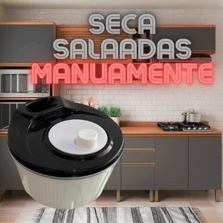 Seca Saladas Manual Secador Verduras GRANDE