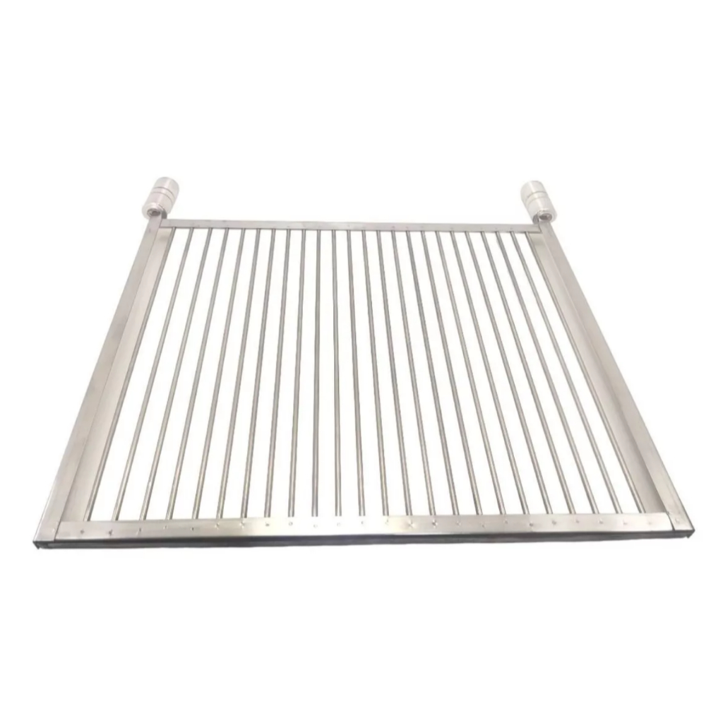 Grelha Para Grill Uruguaia 60x40 Em Aço Fácil De Limpar