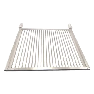 Grelha Para Grill Uruguaia 60x40 Em Aço Fácil De Limpar