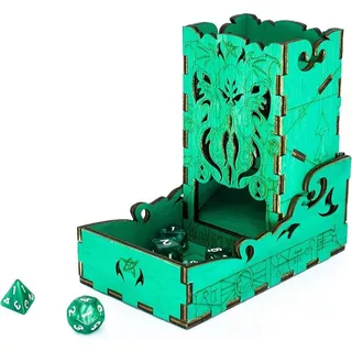 Torre de Dados Cthulhu Medieval para RPG e Boargames, dados, jogos de mesa