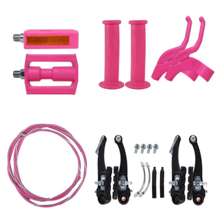Kit Freio V-brake + Pedal E Acessórios Bicicleta Aro 16