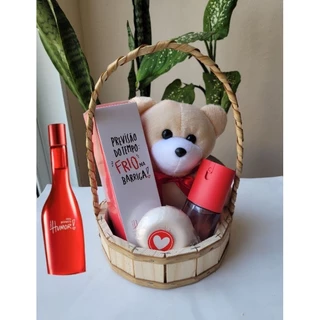 Cesta Perfume Feminino Humor, Luna ou Lov U