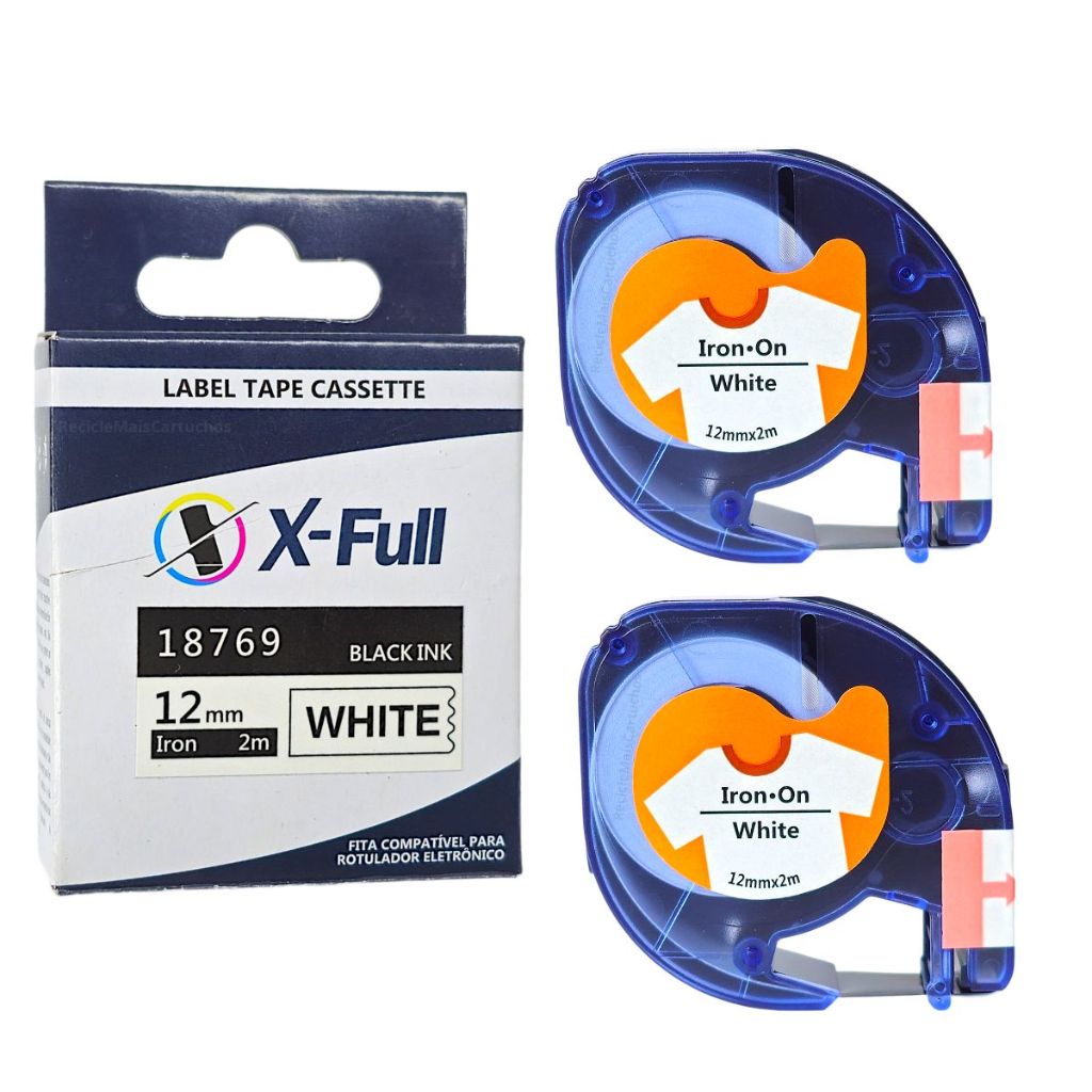 2 Fita 18769 Comp Dymo Termocolante Letratag Lt-100h Lt-100t | Shopee ...