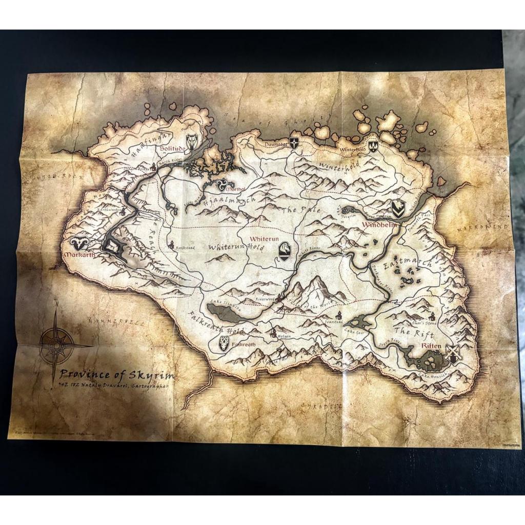 Mapa The Elder Scrolls Skyrim Playstation3 | Shopee Brasil