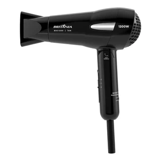 Secador de Cabelo Britânia 1200W Bivolt BSC1200 Íon Preto