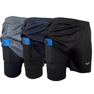 Short Masculino Esportivo Compressão Para Academia Corrida e Treino