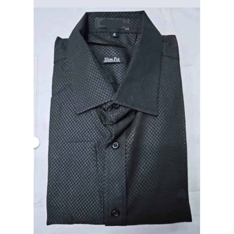 Camisa Social Masculina Manga longa Slim Fit Tecido Listrado