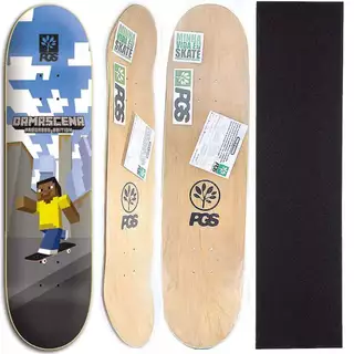 Shape para skate Profissional De marfim com Lixa Grátis