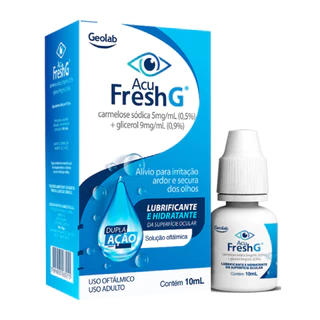 Lubrificante Ocular Acu Fresh G 15ml Dupla Ação