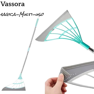 Vassoura e Rodo 2 em 1 Cabo Grande 1,20M Vassoura Mágica