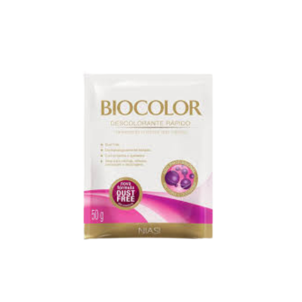 Pó Descolorante Rápido Biocolor 50g | Shopee Brasil