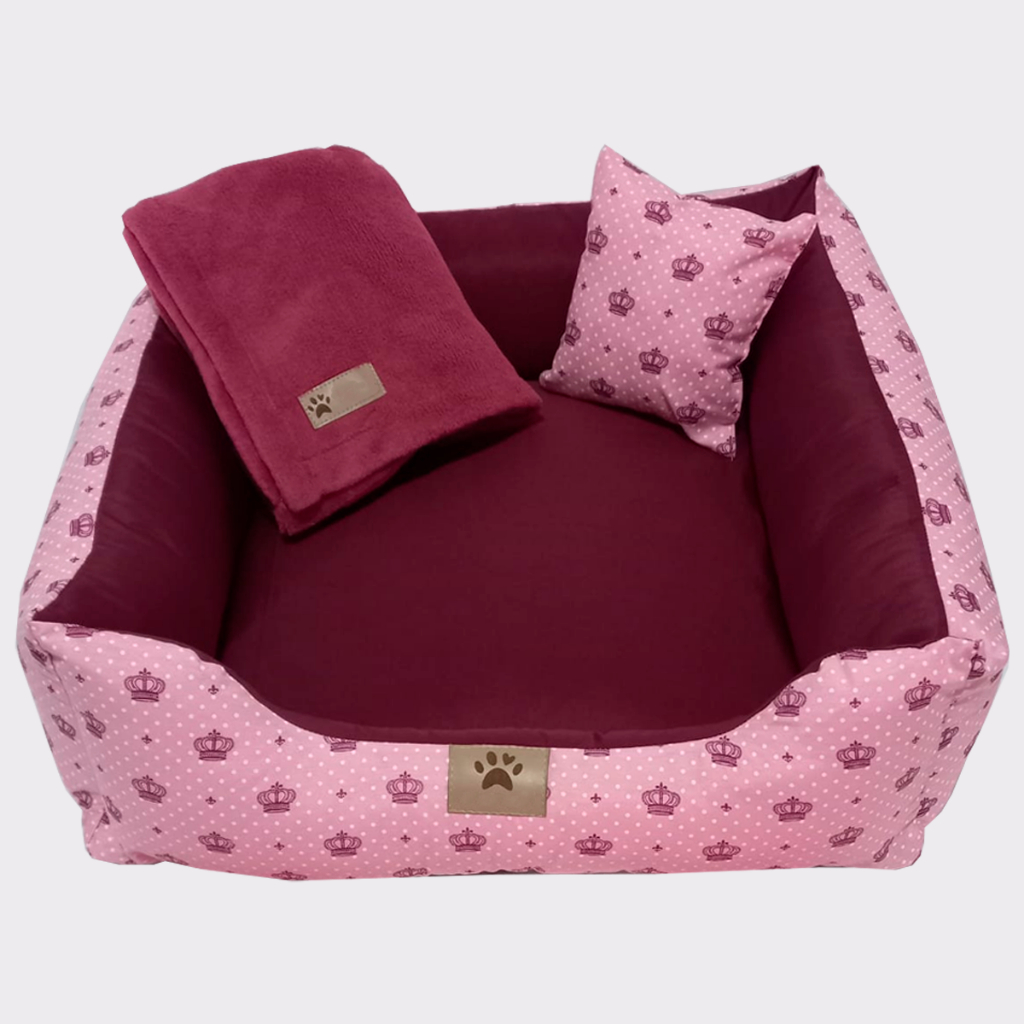 Kit Caminha Pet Cama Mais Mantinha Para Cachorro e Gato com Zíper ...