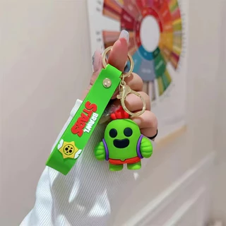 Chaveiro Brawl Stars emborrachado Spike Presente Coleção