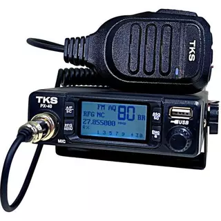 Radio Comunicador PX TKS PX-40 AM/FM - 80 Canais