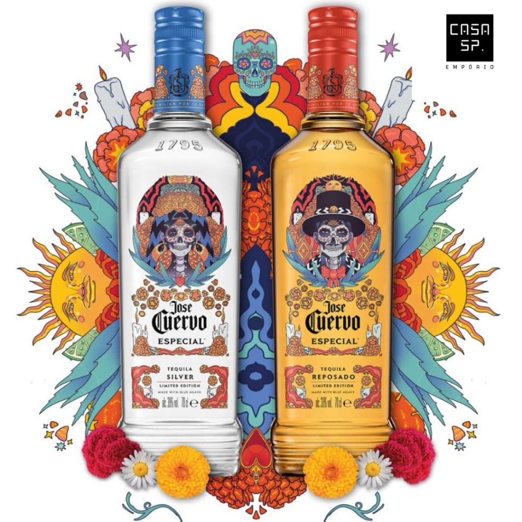 Kit Tequila José Cuervo Reposado e Prata Edição Limitada 750 ml ...