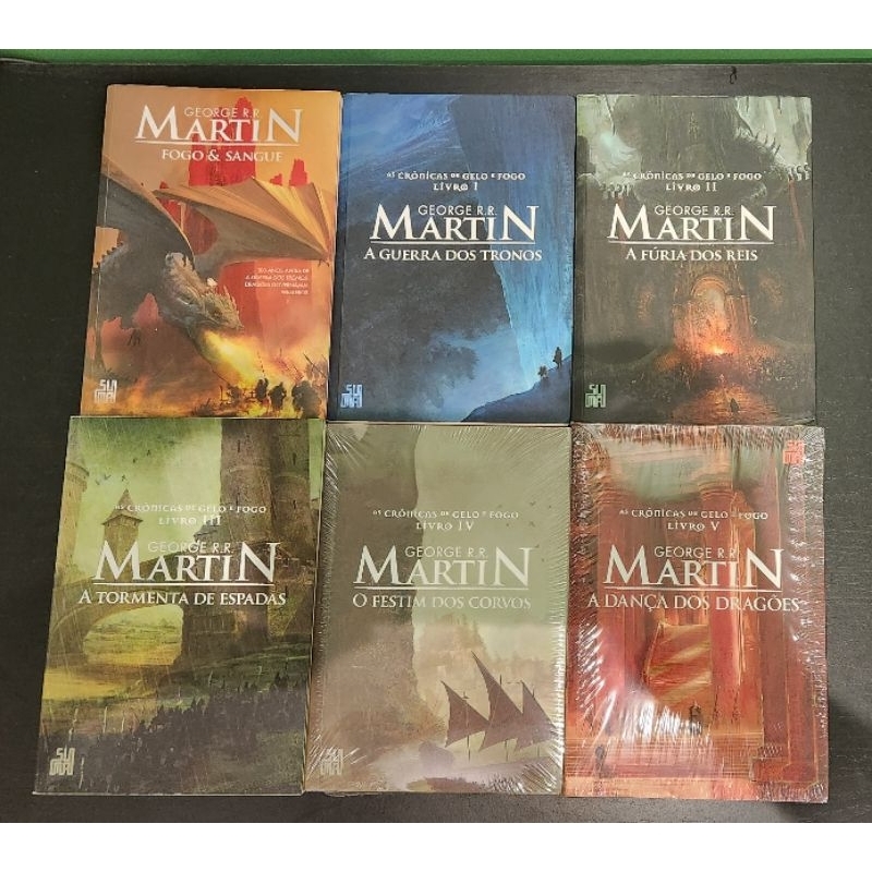Conjunto de livros Game of Thrones