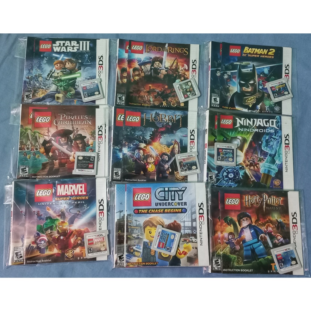 JOGO LEGO PARA NINTENDO 3DS LEGO BATMAN LEGO PIRATAS DO CARIBE