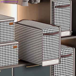 Kit 4 Caixas Organizadoras de Roupas Calçados Cobertas TNT Com Tampa Ecológico Multiuso 60x45