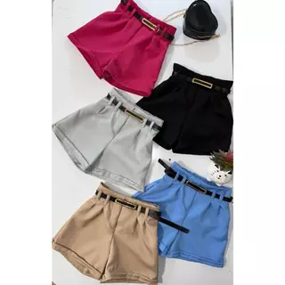 short alfaiataria infantil menina short com cinto infantil menina short alfaiataria com cinto infantil moda blogueirinha