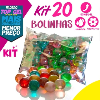 Kit Bolinhas sexy  20 unidades sex shop Produtos Lubrificante intimo eróticos casal e adultos T.B
