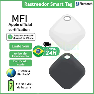 Rastreador Smart Tag para iPhone Certificado MFI iOS App Buscar GPS