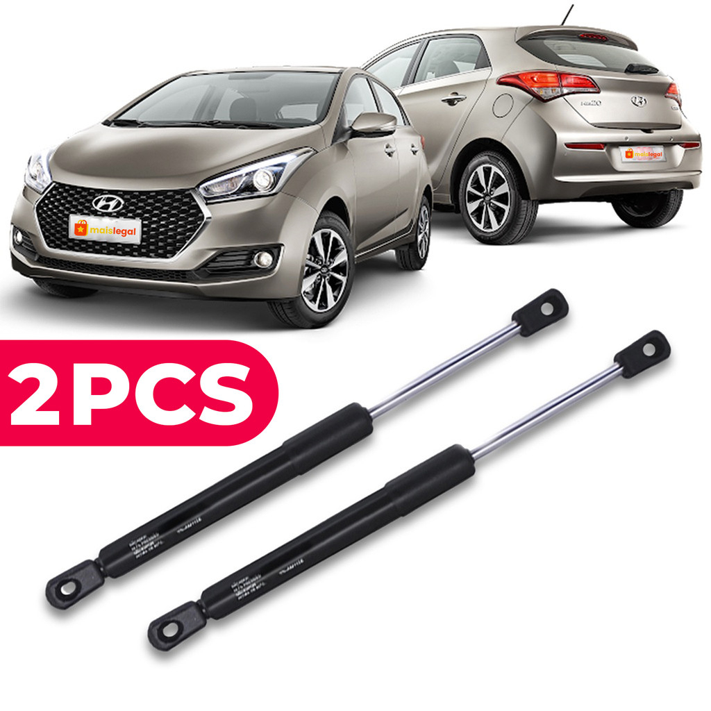 Par Amortecedor Porta Malas Hb20 Tampa Traseira Para Carro Hyundai Hb20 2012 Até 2019