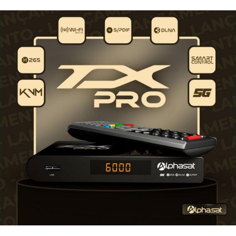 controle remoto alphasat tx pro