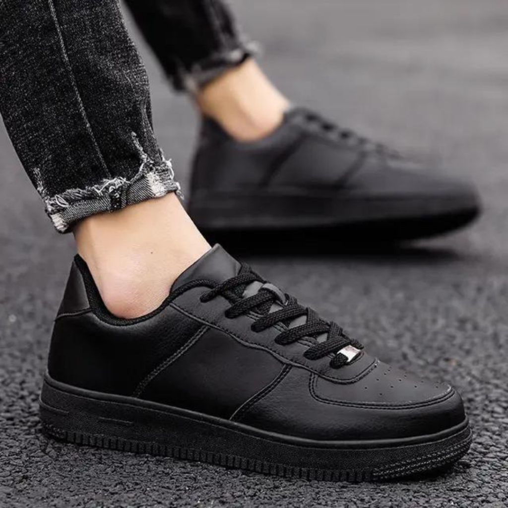 Tênis Todo Preto Feminino Casual Unissex Confortavél Ideal Para o Dia a Dia Envio Rápido