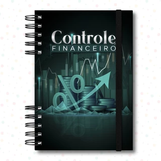 Caderneta Controle Financeiro Caderno Anotações Minhas Finanças Meus Ganhos Organização Capa Dura