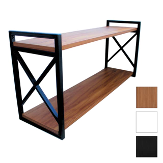 Prateleira Decorativa X Estilo Indutrial 70X20 para Salões de Cabelereiro, Salas, Consultório Médico