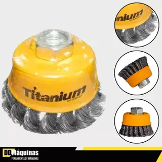 Escova Copo com Rosca' 4 - Titanium em Oferta na Shopee