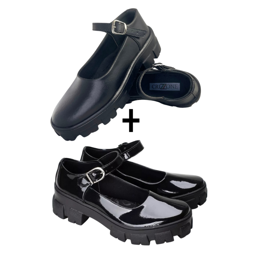 Kit 2 Pares Sandália Fosco Verniz Branca Estilo Barata Promoção