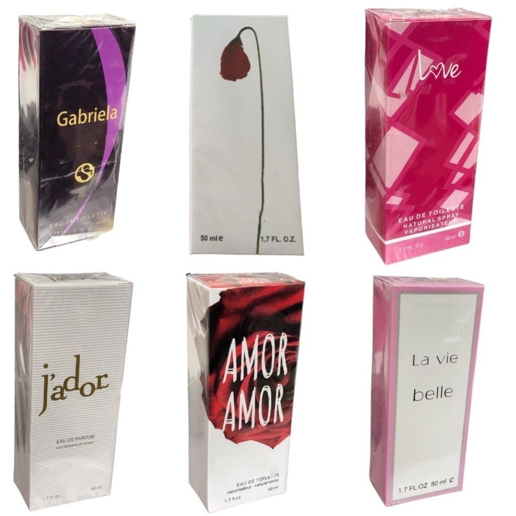 1 Perfume 50ML Importados Feminina E Masculino Envie imediatamente