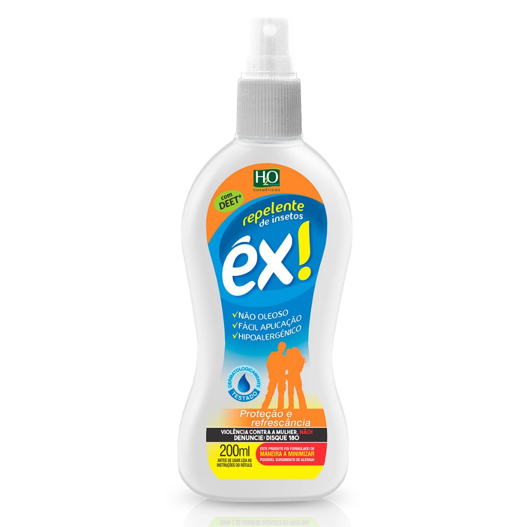 Repelente de Insetos EX! Spray Hipoalérgico Adulto Fácil Aplicação ...